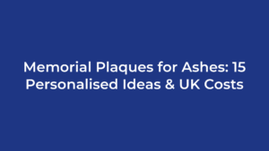 Memorial Plaques for Ashes: 15 Personalised Ideas & UK Costs